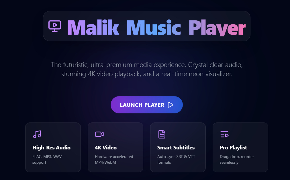 Desktop Music Player